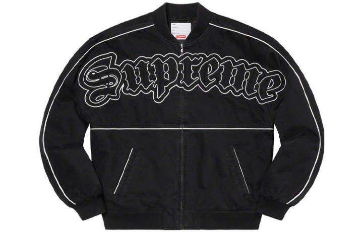 Supreme Supreme Twill Old English Varsity Jacket