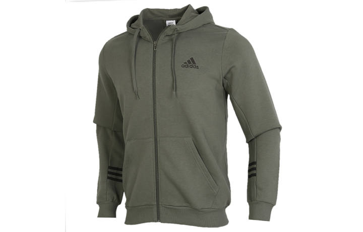 Adidas Adidas Jackets Men's Army Green Hooded Moderate Instructor