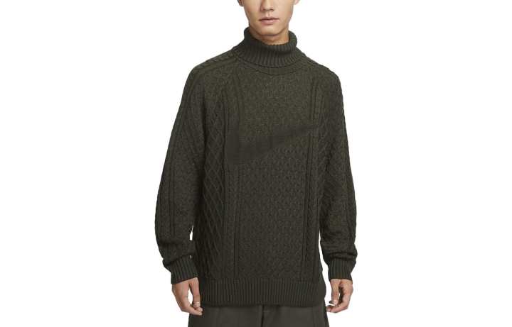 Nike Nike Sweaters Men's Khaki Green Moderate