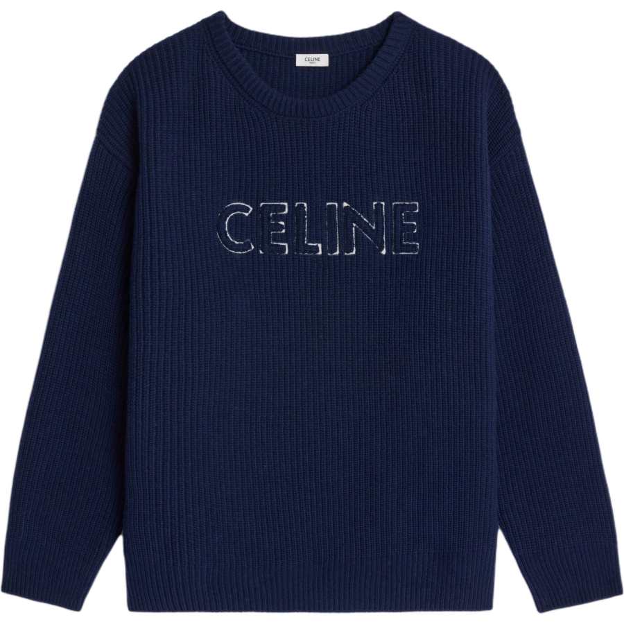 CELINE CELINE Oversized Crew Neck Sweater In Wool