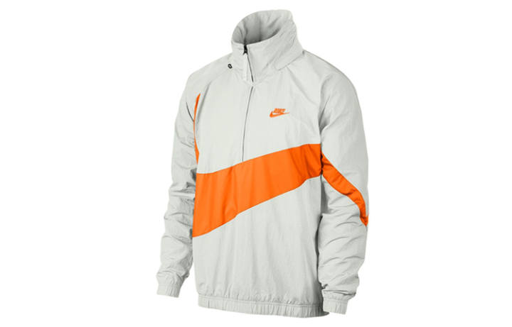Nike Nike Jackets Men's White Orange Stand Collar Moderate Other