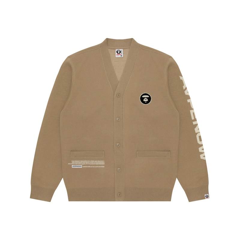 Aape Knitwear Men's V Neck Moderate Cardigan