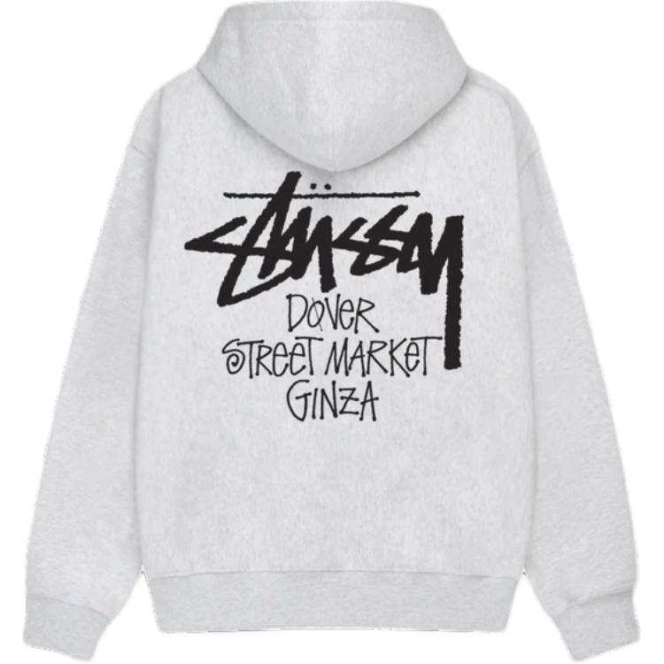 Stussy DSM Ginza Sweatshirts Unisex Hooded Moderate Cardigan
