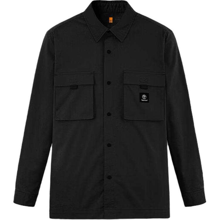 Timberland Shirts Men's Black Lapel Moderate Other