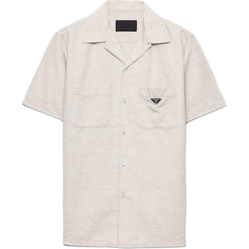 PRADA PRADA Enamel Triangle logo Shirt