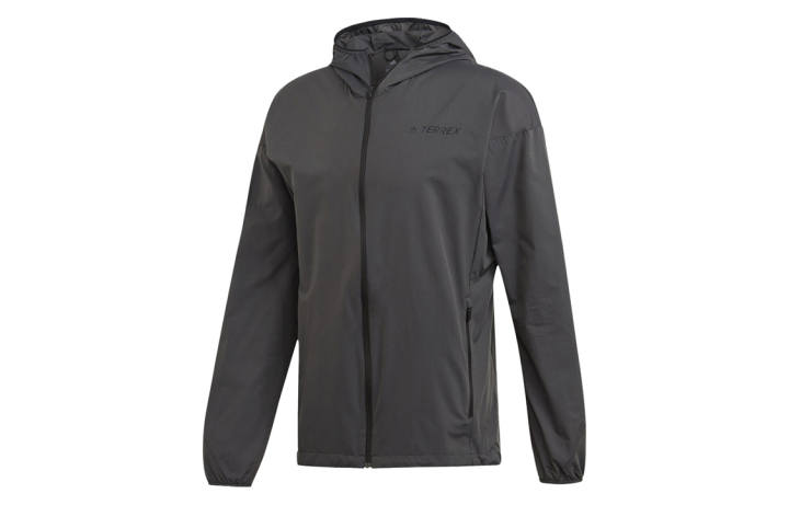 Adidas Adidas Jackets Men's Gray Hooded Moderate Instructor