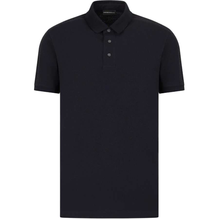Emporio Armani logo-tape polo shirt