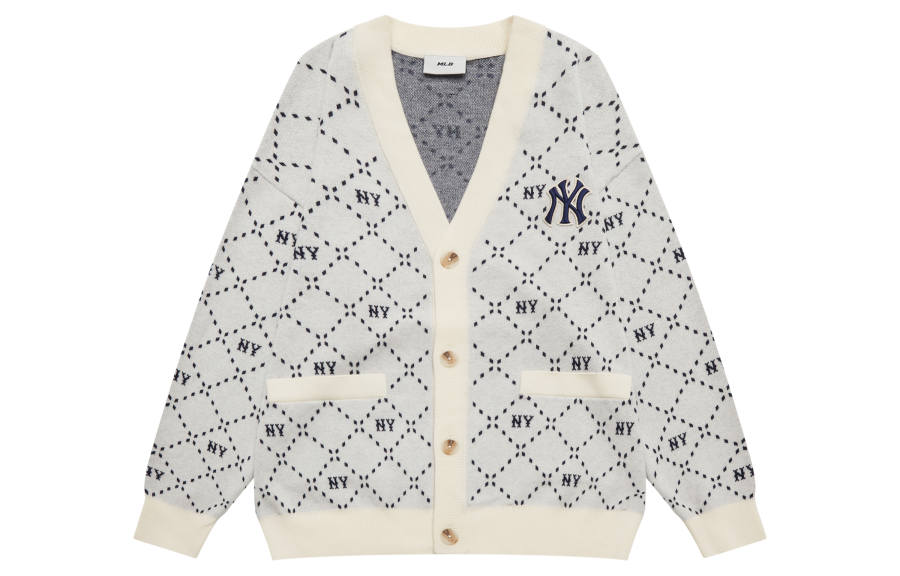 MLB MLB Knitwear Unisex Gray V Neck Moderate Other
