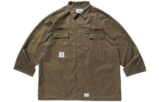 WTAPS Jackets Unisex Olive Lapel Moderate Other