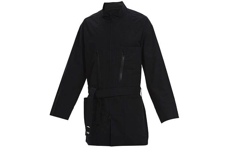 Y-3 Y 3 Jackets Men's Black Stand Collar Moderate Other