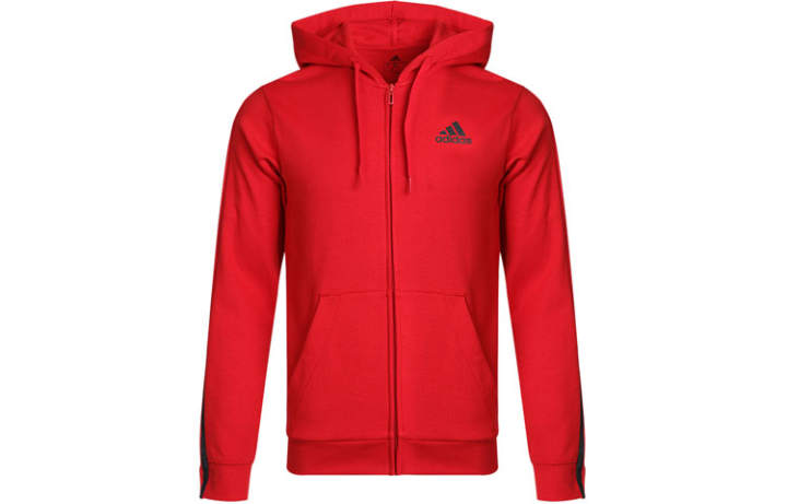 Adidas Adidas Jackets Men's Red Hooded Moderate Other