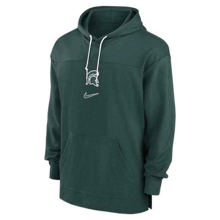 Nike Nike Dri Fit College Michigan State Spartans Sideline Jersey Sweatshirt Men's Green