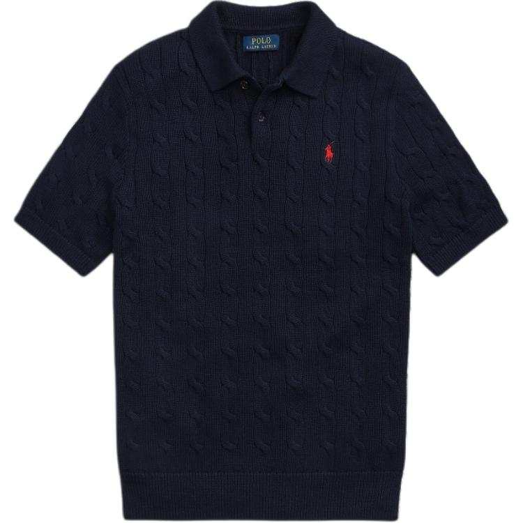 Polo Ralph Lauren cable-knit polo shirt