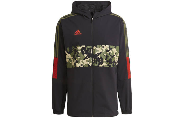 Adidas Adidas Jackets Men's Black Hooded Moderate Other