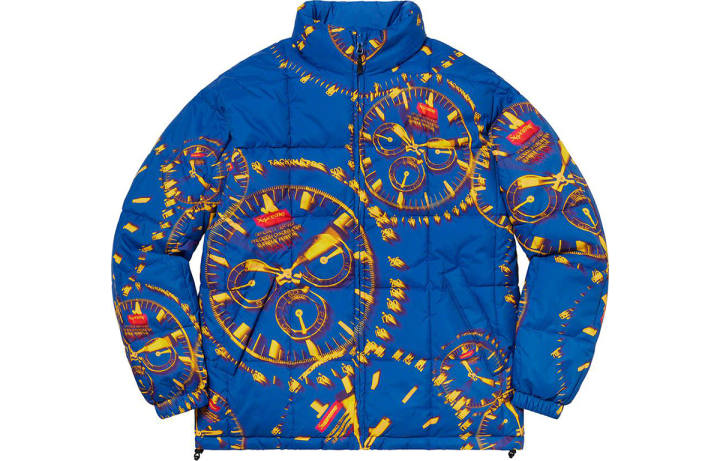 Supreme Supreme Watches Reversible Puffy Jacket