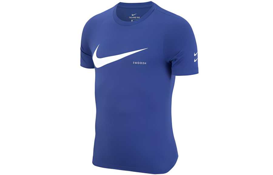 Nike Nike T Shirts Men's Dark Royal Blue Crew Neck Moderate Straight Fit
