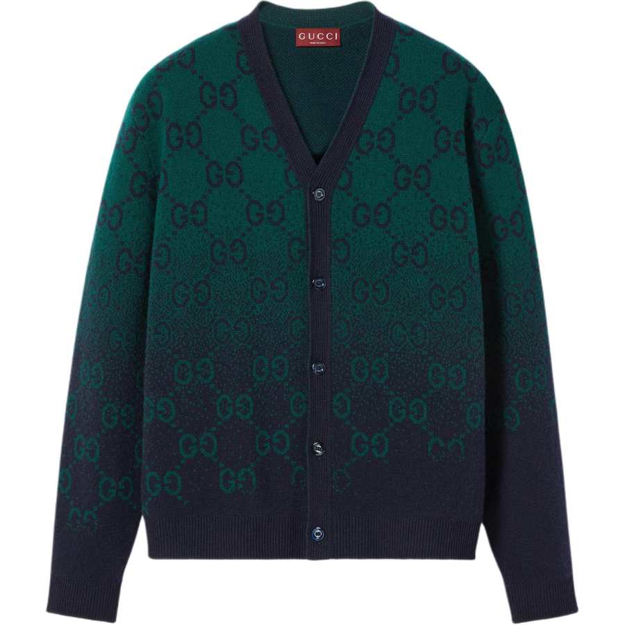 GUCCI Degrade Jacquard Cardigan