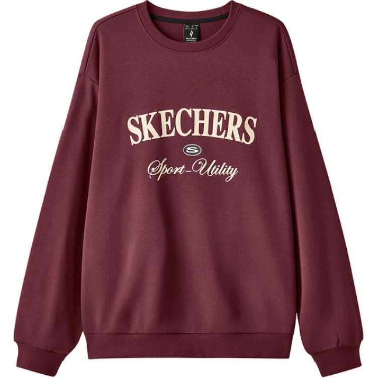 Skechers Sports League Collection Sweatshirt Unisex Truffle Brown