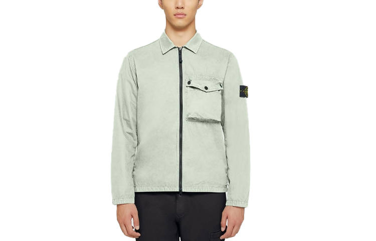 STONE ISLAND SS21 Jacket Men's Light Green
