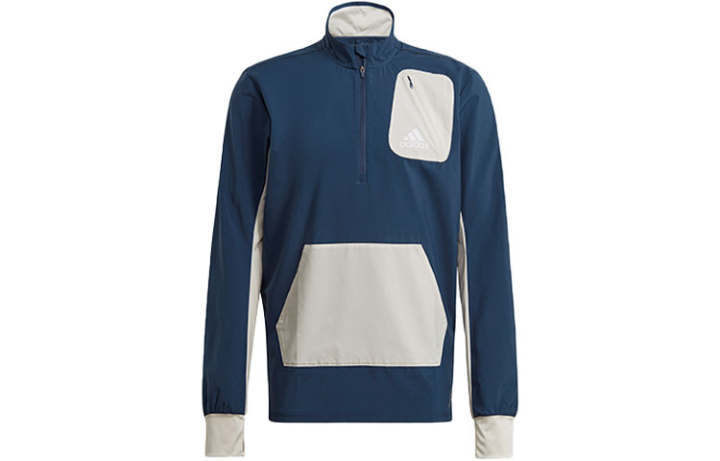 Adidas Adidas Jackets Men's Blue Stand Collar Moderate Other