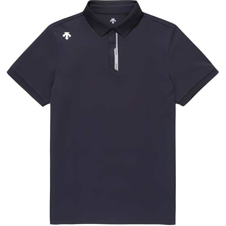 DESCENTE DESCENTE Tough Polo Shirt Black
