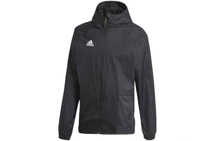 Adidas Adidas Jackets Men's Black Hooded Moderate Other
