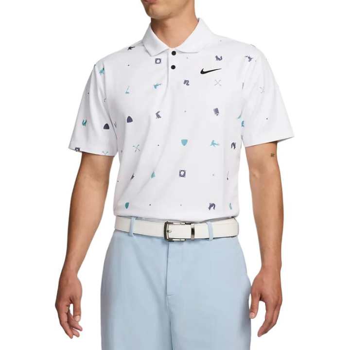 Nike Nike Polo Shirts Men's White Polo Collar Moderate Other