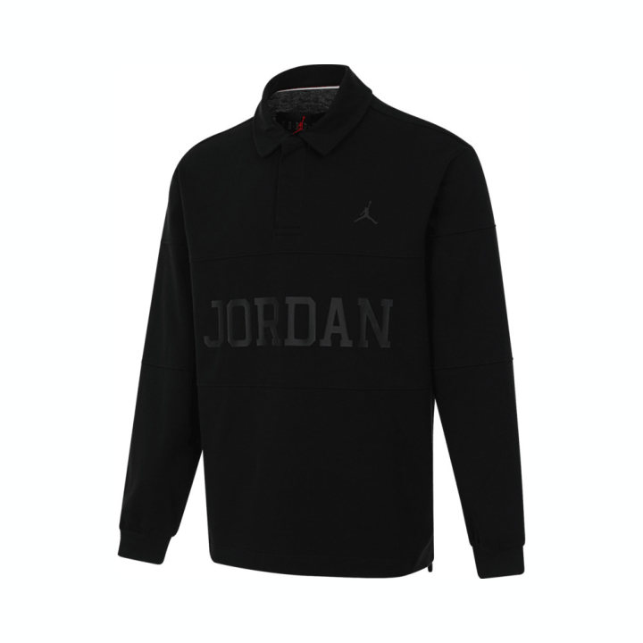 Jordan Jordan Sweatshirts Men's Black Polo Collar Moderate Regular