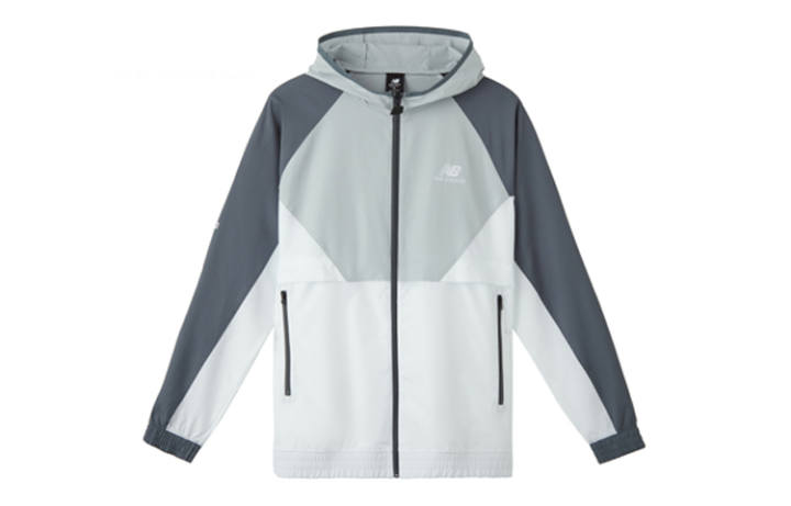 New Balance New Balance Jackets Men's Gray Hooded Moderate Other