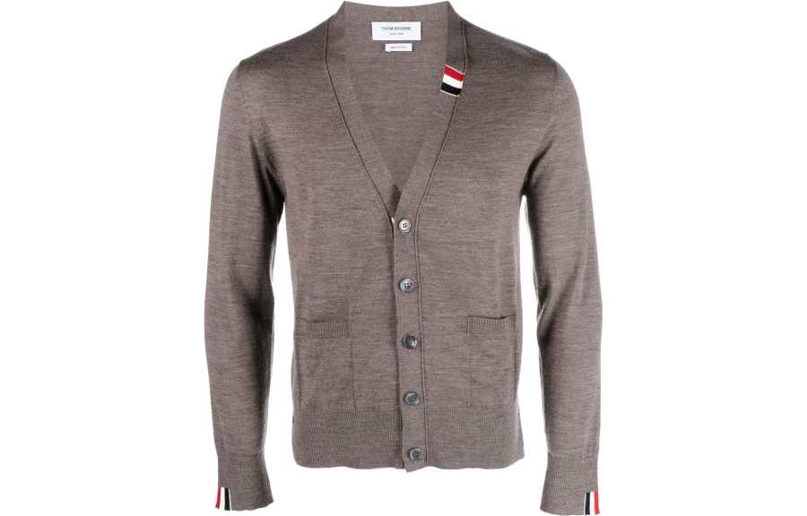 THOM BROWNE Thom E Button Up Knitted Cardigan