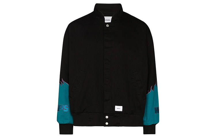 WTAPS WTAPS Jackets Men's Black Stand Collar Moderate Other
