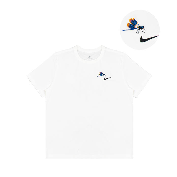 Nike Nike T Shirts Unisex White Crew Neck Moderate Straight Fit
