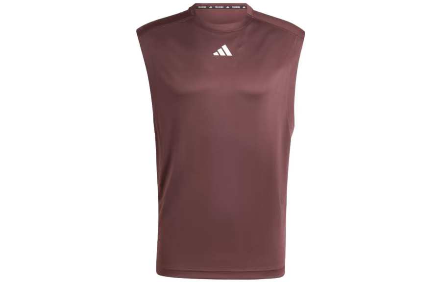 Adidas Adidas Originals Clothing Tank Tops Men's Dark Red Crew Neck Moderate Other