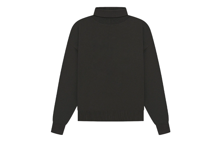 Fear Of God Essentials Knitwear Men's Light Black Turtleneck Moderate Other