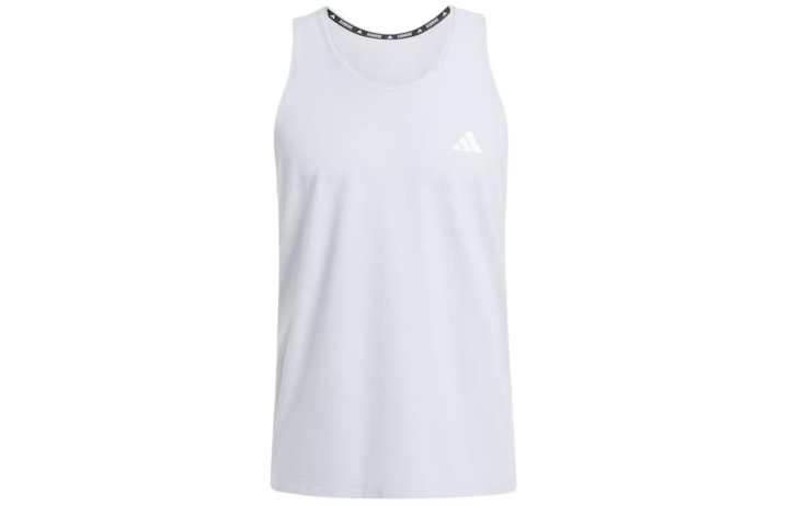 Adidas Adidas Tank Tops Men's Gray Crew Neck Moderate Halter Neck