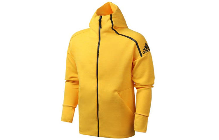 Adidas Adidas Jackets Men's Yellow Hooded Moderate Other