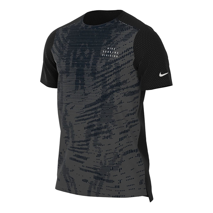 Nike Nike T Shirts Men's Black Crew Neck Moderate Straight Fit