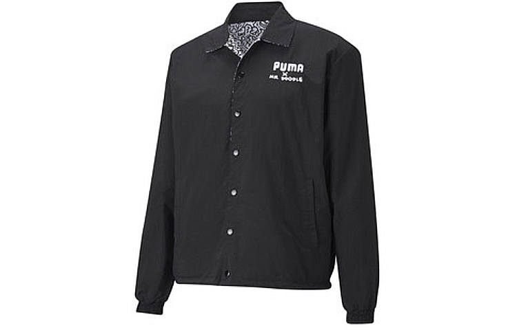 PUMA PUMA Jackets Men's Black Lapel Moderate Other