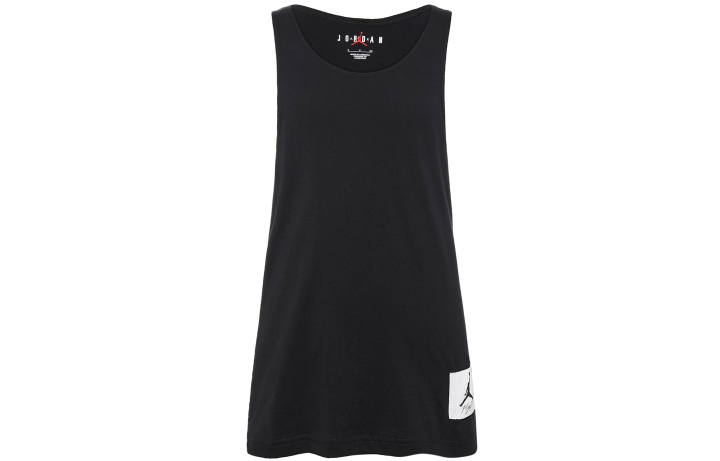 Jordan Jordan Tank Tops Men's Black Crew Neck Thin