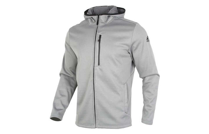 Adidas Adidas Jackets Men's Medium Heather Gray Hooded Moderate Other