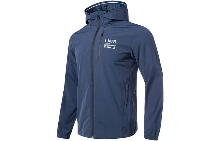Li-Ning Li Ning Jackets Men's Blue Hooded Moderate Other