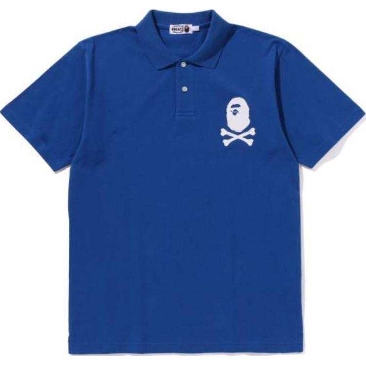 A BATHING APE Bape Ape Crossbone Polo