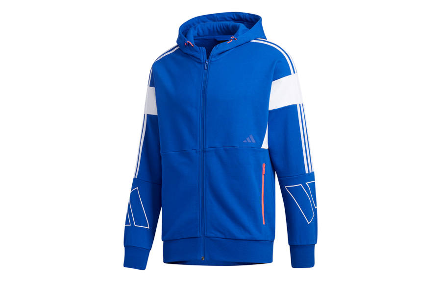 Adidas Adidas Jackets Men's Royal Blue Hooded Moderate Other