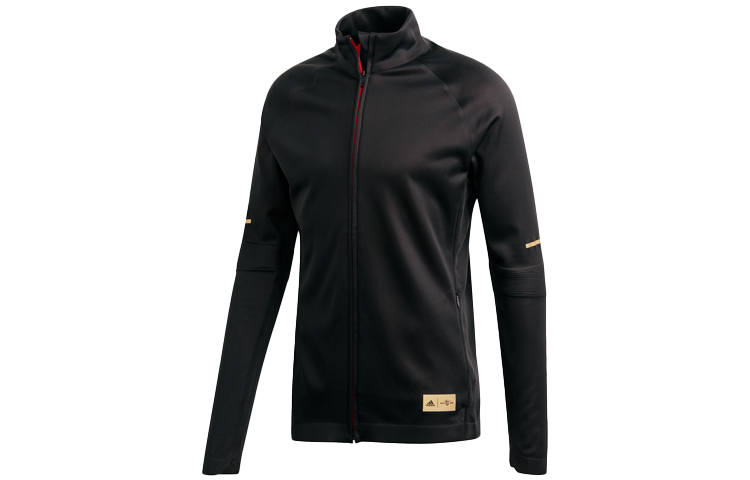 Adidas Adidas CNY Collection Jackets Men's Black Stand Collar Moderate Other