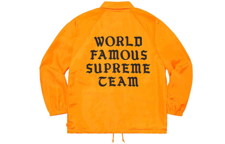 Supreme Supreme World Famous Coaches Jacket