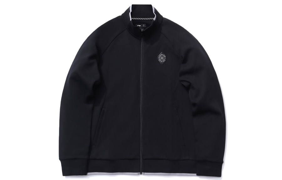 Li-Ning Li Ning Jackets Men's Black Stand Collar Moderate Other