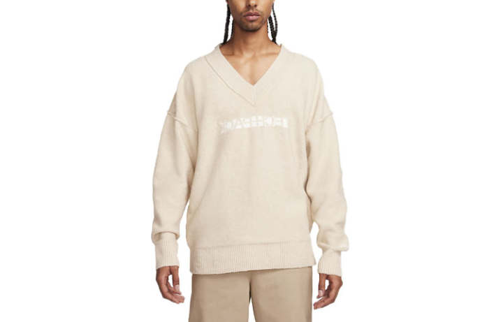 Nike Nike Knitwear Men's Beige V Neck Moderate