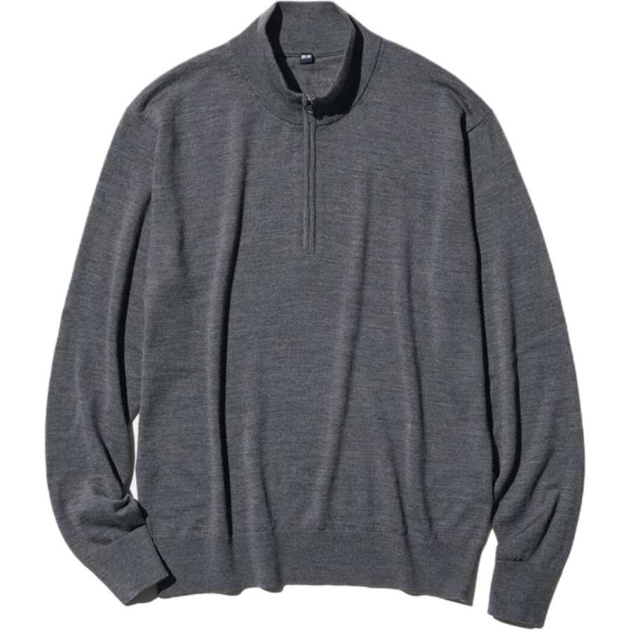 UNIQLO Sweater Unisex Asphalt Gray