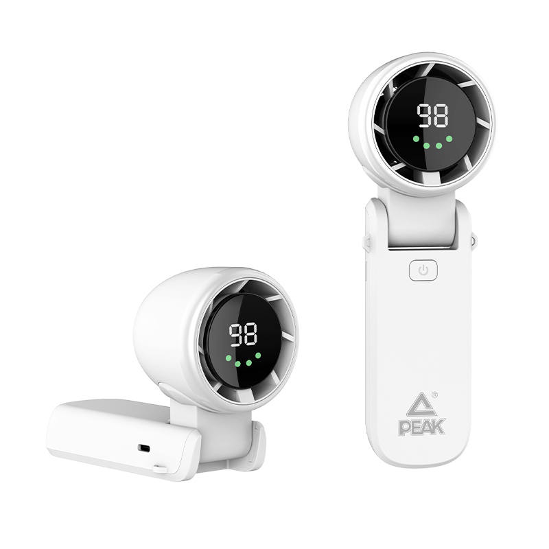 PEAK PEAK Handheld Fans Mini Foldable, Smart Digital Display USB Charging YE35010