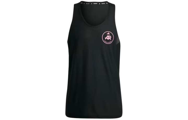 Adidas Adidas Tank Tops Men's Black Crew Neck Moderate Racerback